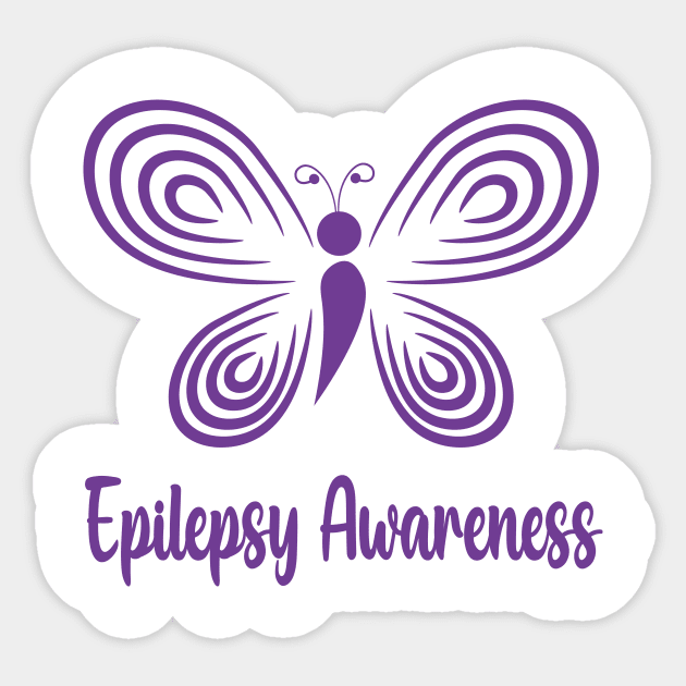 Epilepsy awareness Sticker by RockyDesigns